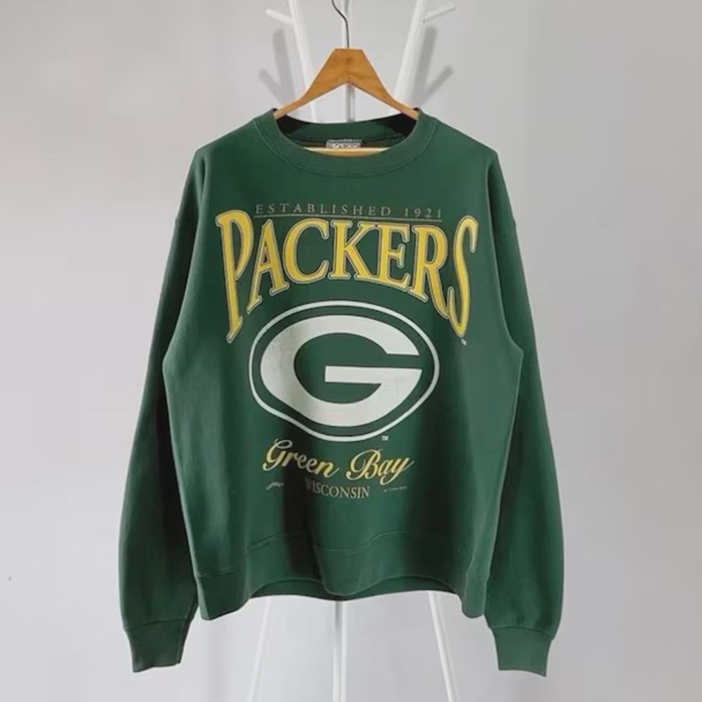 Vintage Green Bay Packers Sweatshirt NFL Football Sweater